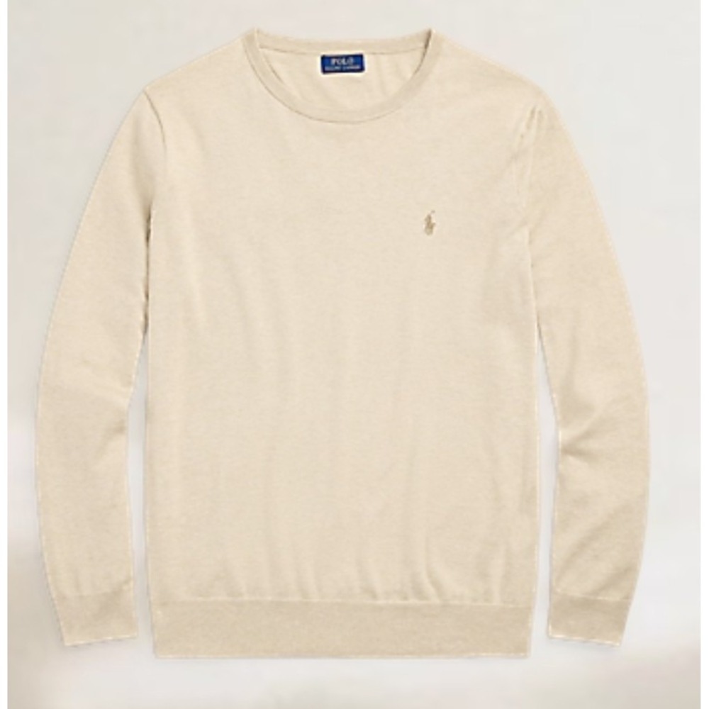 Polo Ralph Lauren Crew Neck Brown w/ Dark Brown Pony Sweater Men's Size 3XB NWT